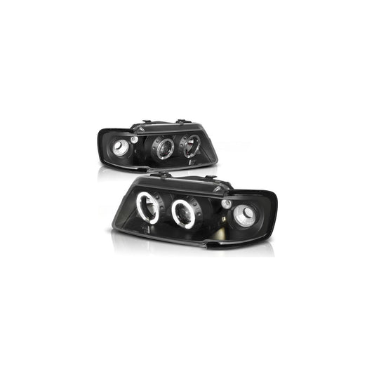 Scheinwerfer Angel Eyes passend für Audi A3 8L 1996–2000 Schwarz