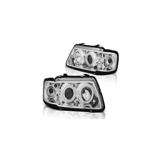 CCFL Angel Eyes Scheinwerfer passend für Audi A3 (8L) 96-00 chrom