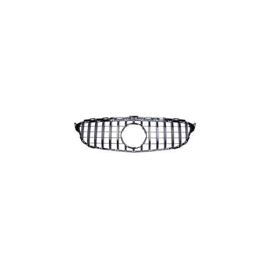 Sport-Kühlergrill passend für Mercedes C-Klasse W205 (2014–03/2018), Schwarz/Chrom