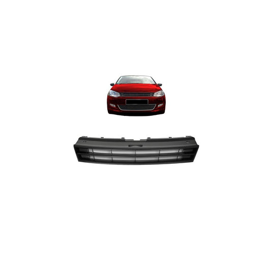 Kühlergitter Frontgrill Schwarz Grill Sport passend für VW Polo V (6R) auch GTI
