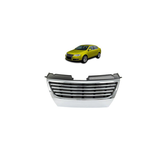 Kühlergrill Grill schwarz chrom passend für VW Passat 3C 04.05-für Modelle ohne PDC
