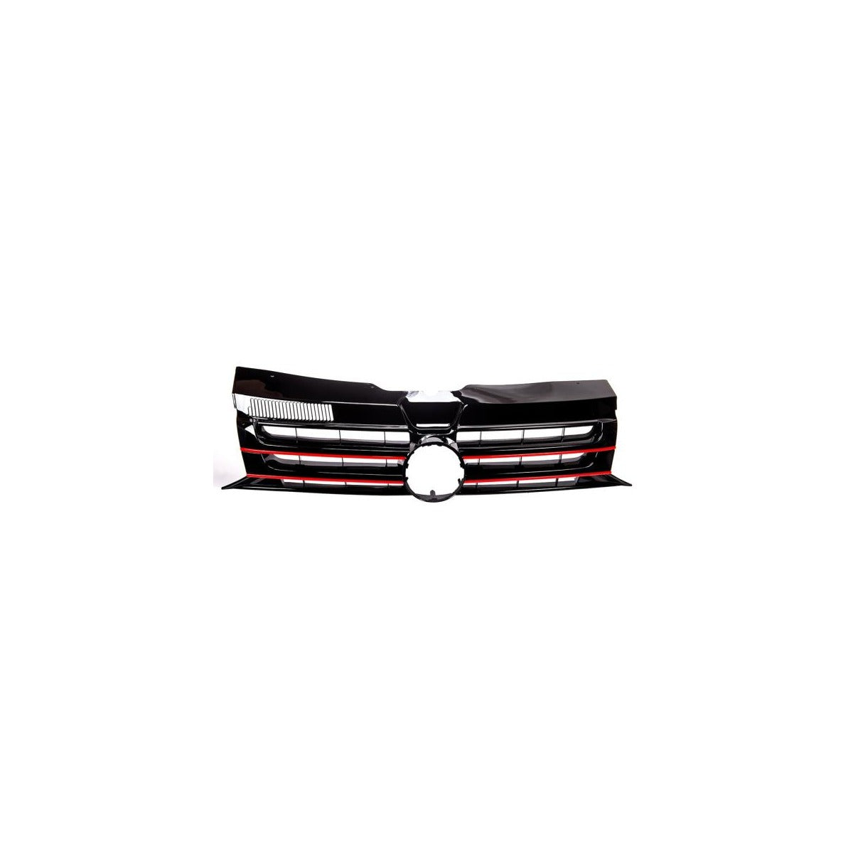Calandre noire laquée avec liseré rouge compatible avec VW T5 GP Facelift 09-15