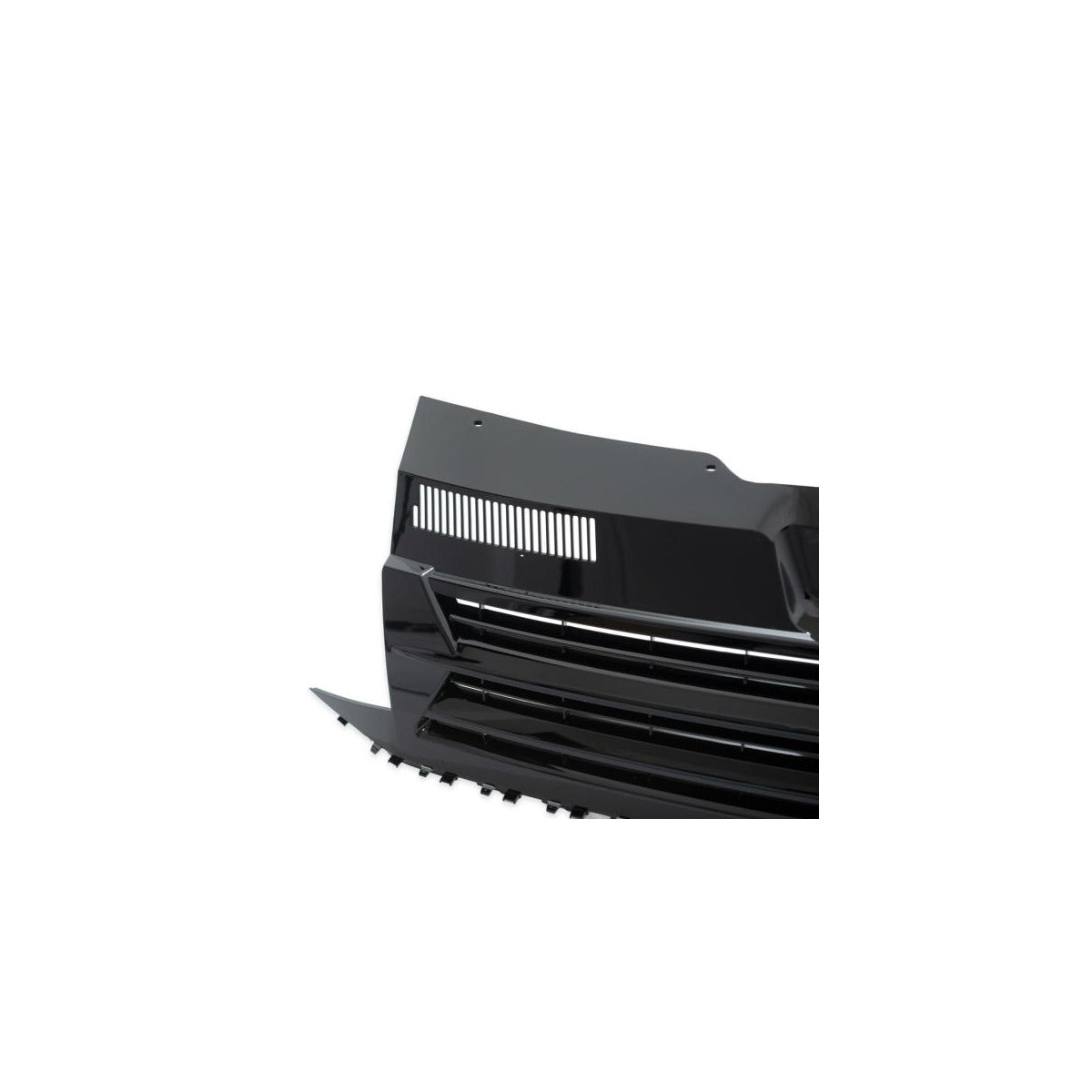 Calandre noir brillant, style épuré, sans emblème, compatible VW T6 Bus Transporter 2015-2019