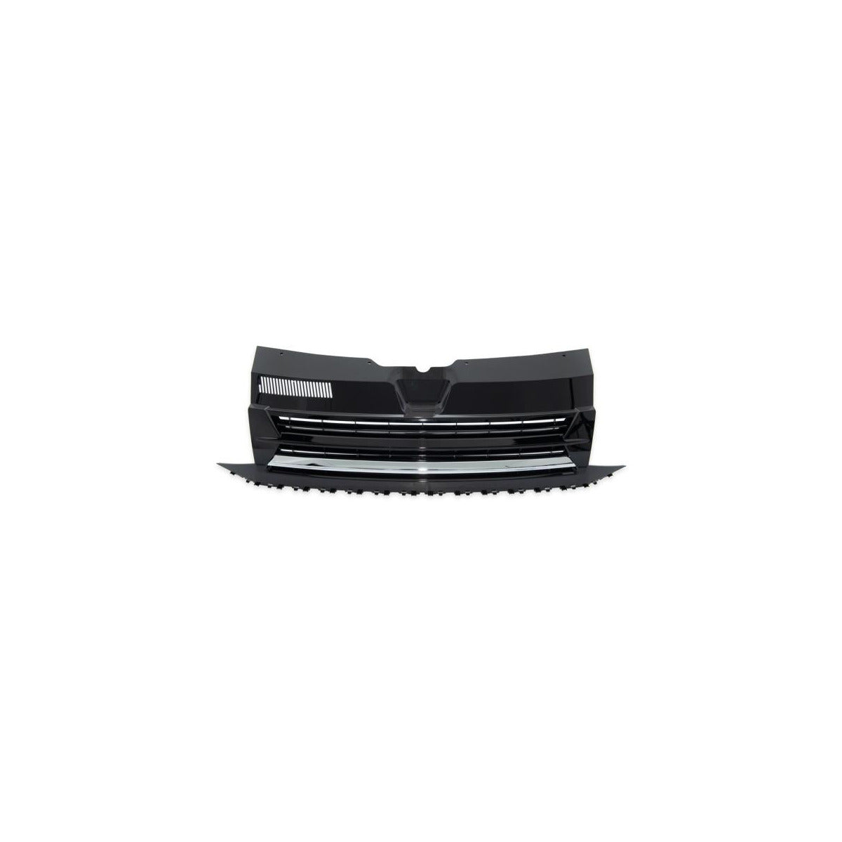 Calandre noir brillant chrome sans emblème compatible avec VW T6 Bus Transporter 2015-2019