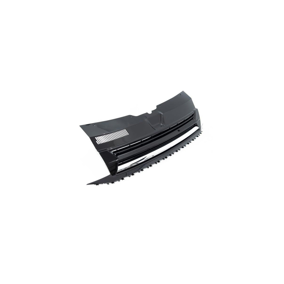 Calandre noir brillant chrome sans emblème compatible avec VW T6 Bus Transporter 2015-2019