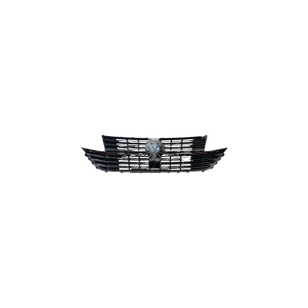 Grille de calandre noir brillant, baguette rouge, adaptée pour VW T6.1 Multivan Transporter 2019-