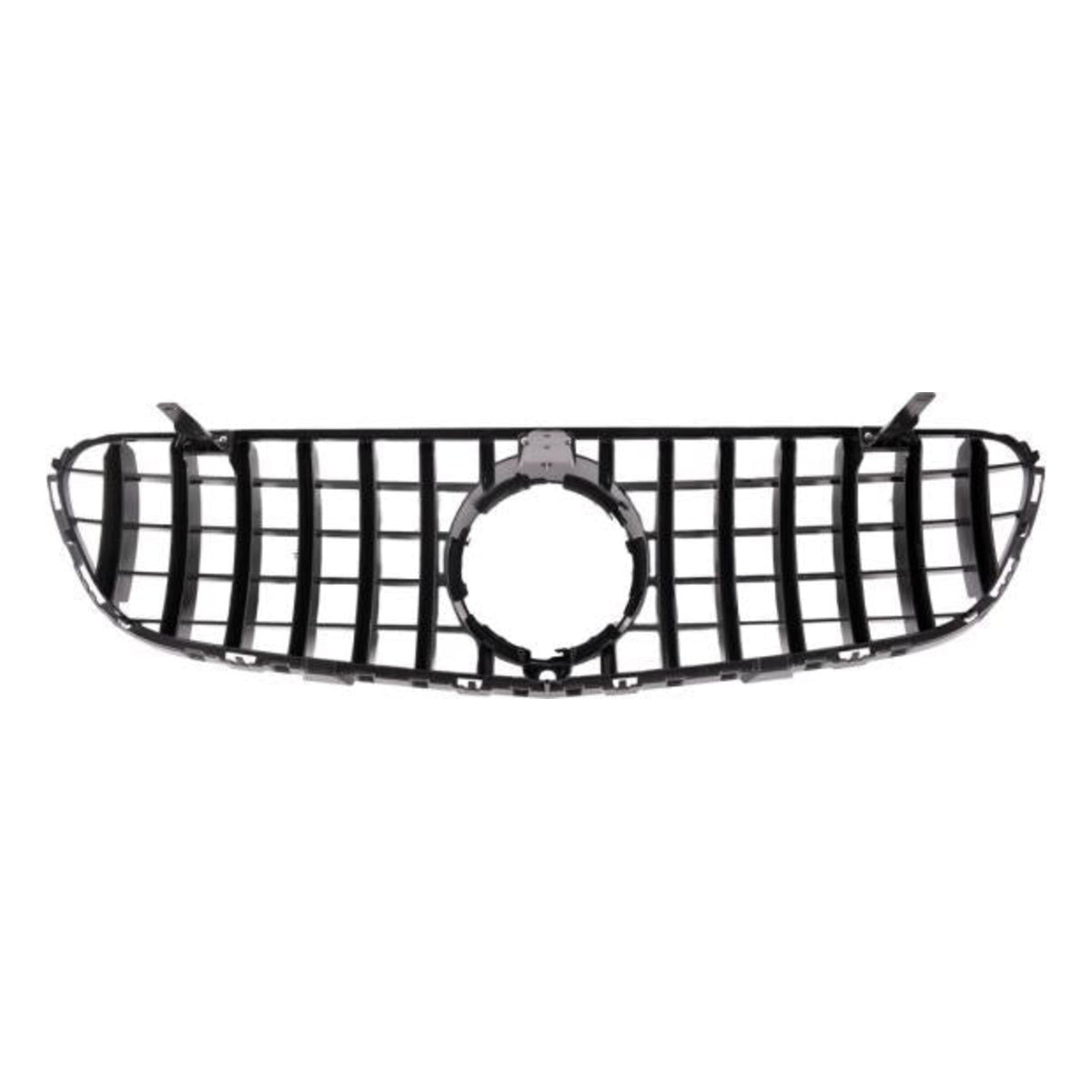 Kühlergrill Schwarz passend für Mercedes GLC X253 + Kamera Sport-Panamericana GT