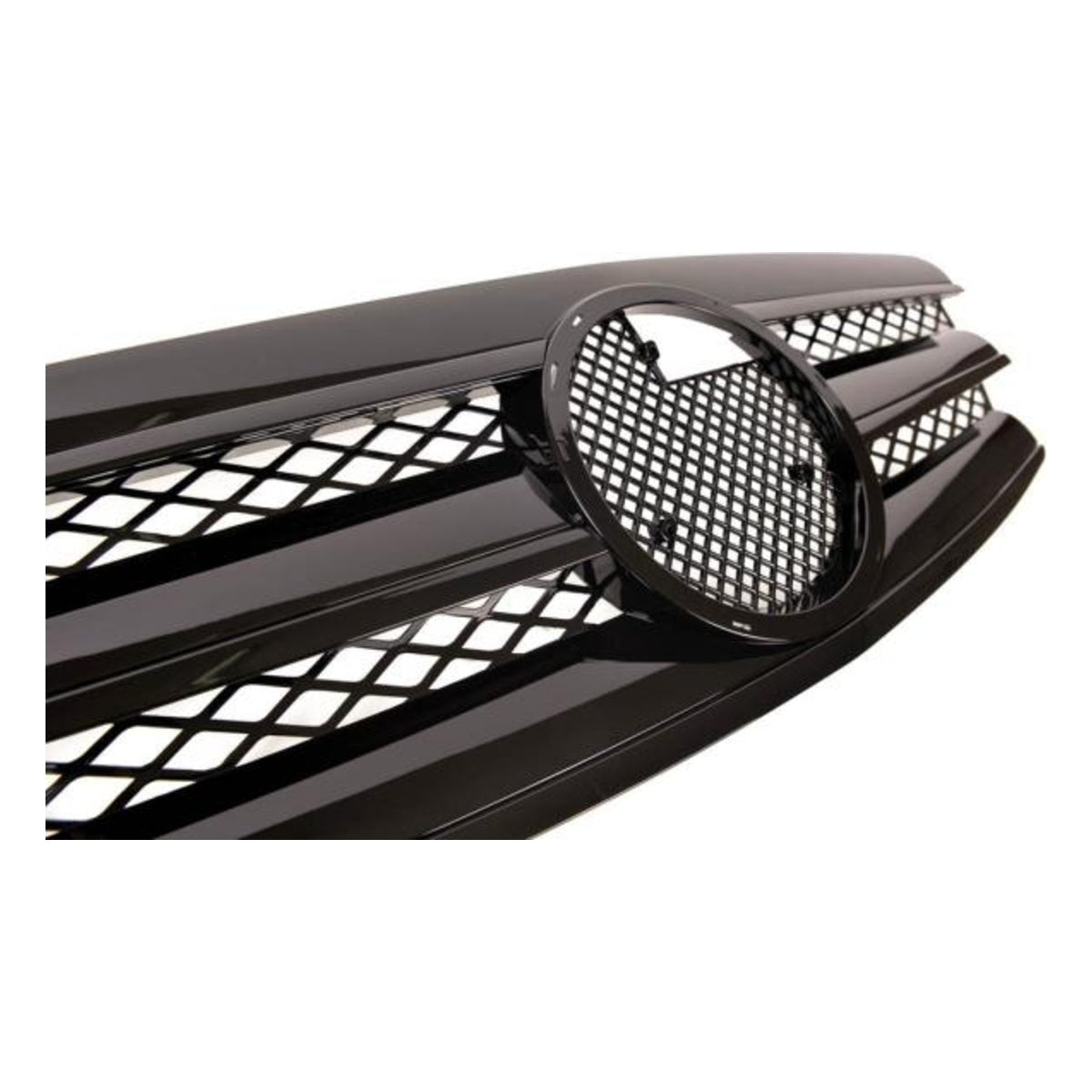 Kühlergrill Schwarz glanz passend für Mercedes E-Klasse W211 S211 2002 - 2006