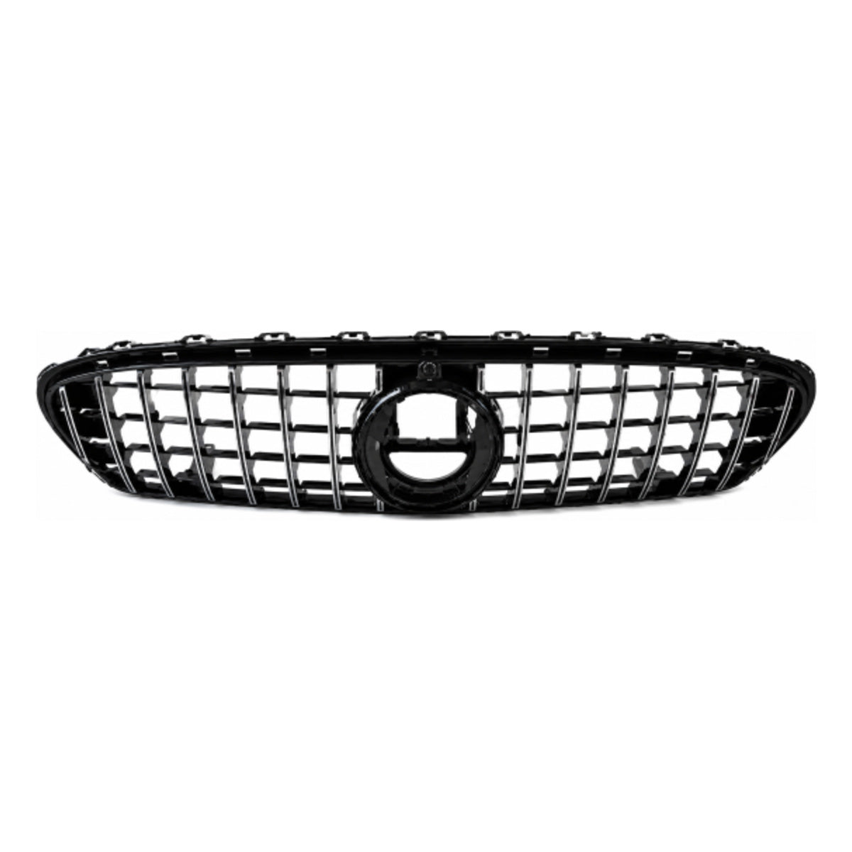 Kühlergrill chrom passend für Mercedes GLC X253 Facelift ohne AMG Sport Panamericana GT