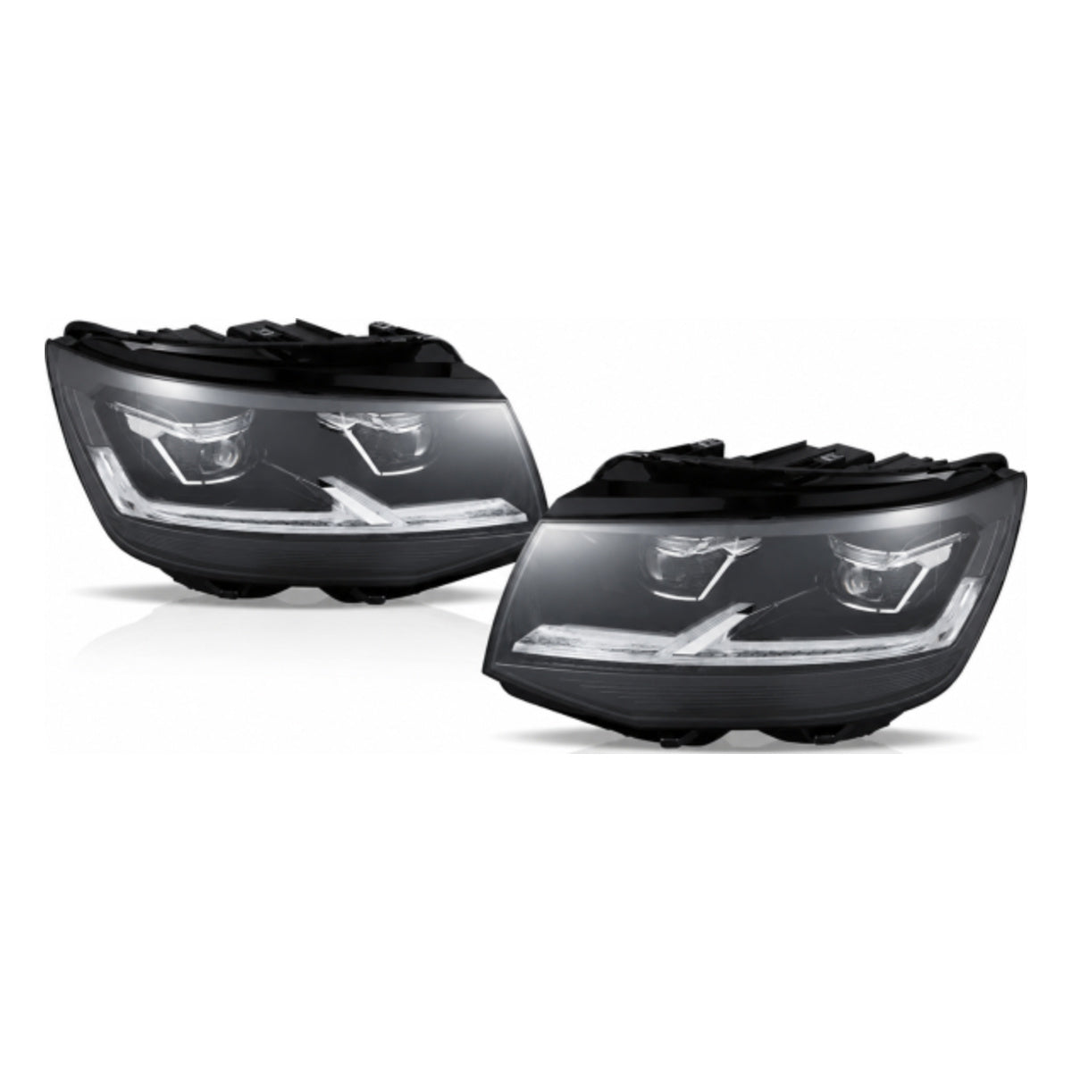 Voll Led Scheinwerfer passend für VW T6 15-19 schwarz ab 15 -19 LED Blinkern