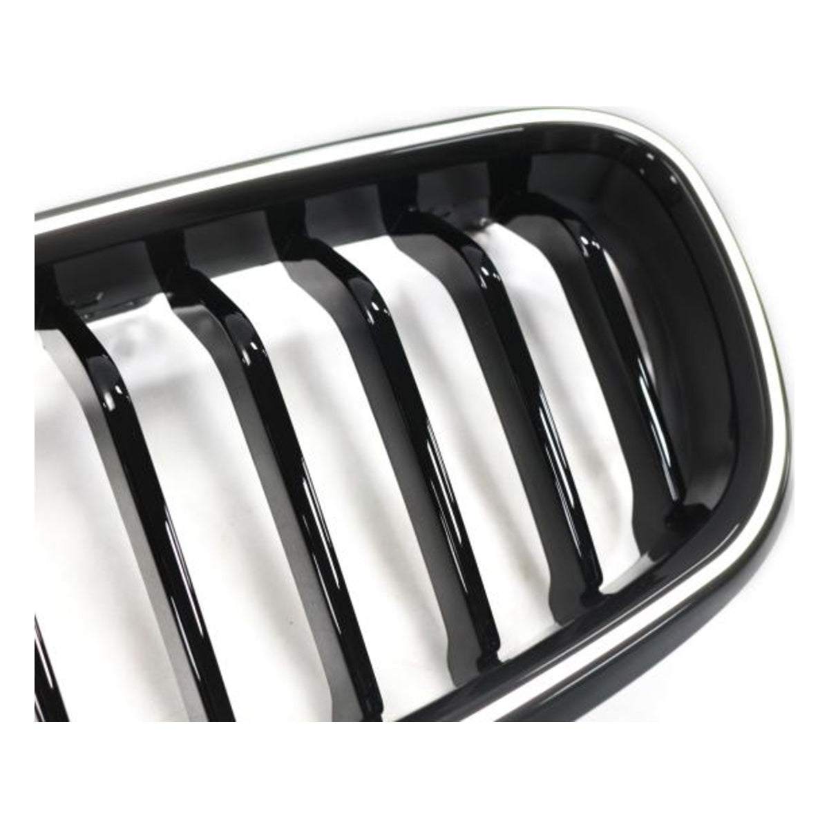 LED Kühlergrill passend für BMW 3er F30 F31 2011–19 Schwarz Glanz