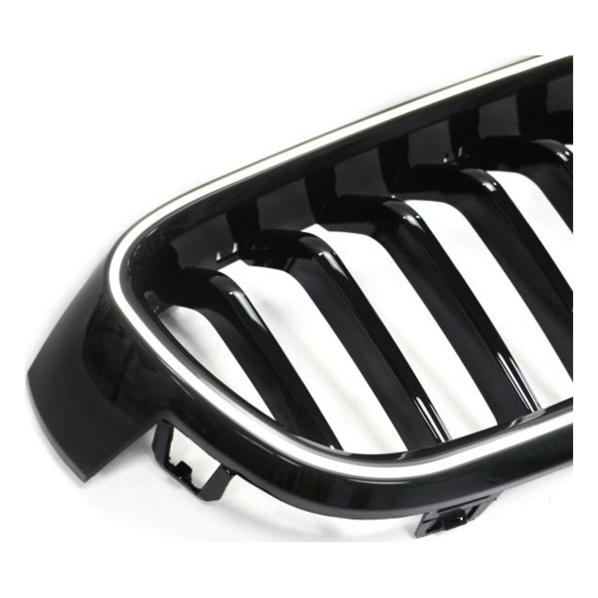 LED Kühlergrill passend für BMW 3er F30 F31 2011–19 Schwarz Glanz