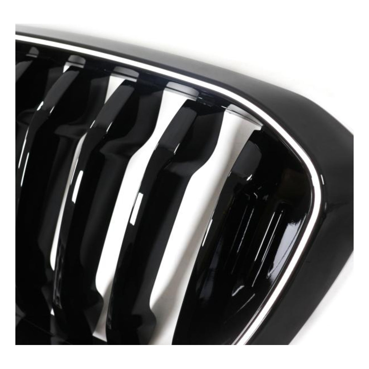 LED-Kühlergrill in Schwarz glänzend passend für BMW X3 X4 Serie G01 G02 2018–2021