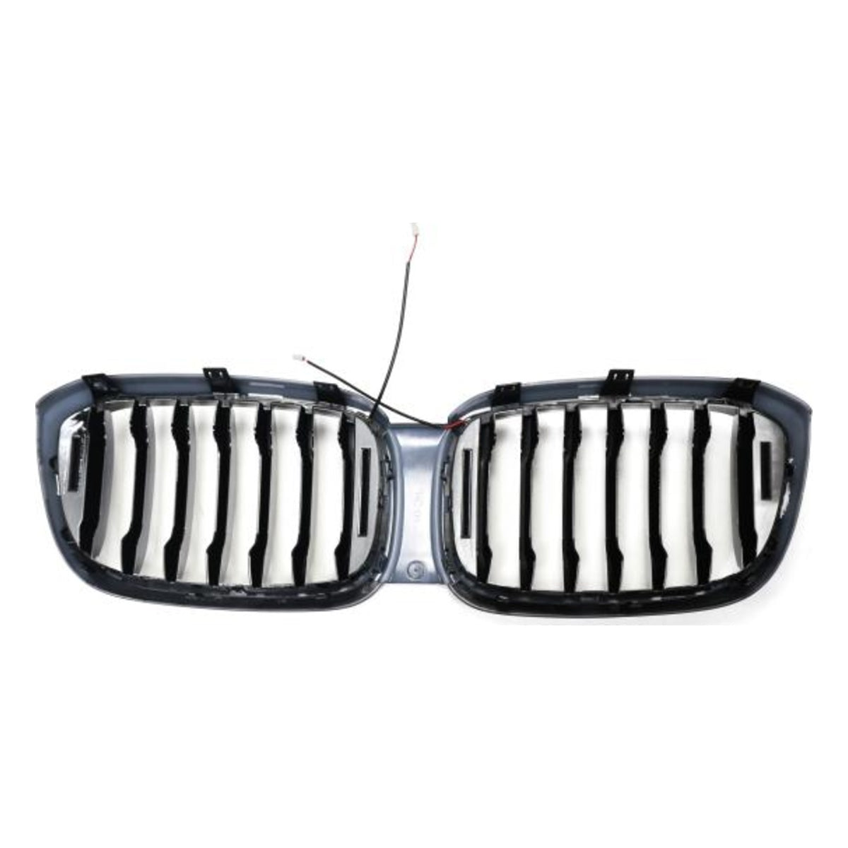 LED-Kühlergrill in Schwarz glänzend passend für BMW X3 X4 Serie G01 G02 2018–2021
