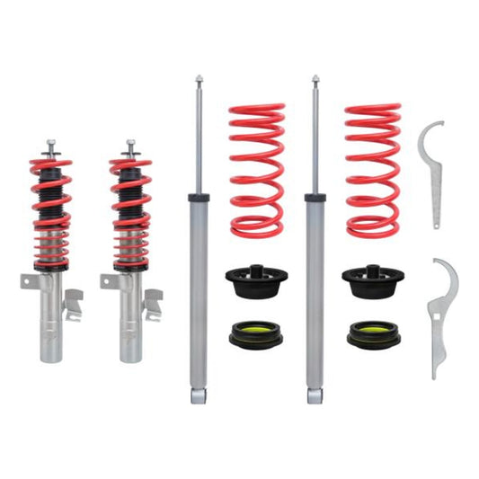 RedLine Gewindefahrwerk passend für Ford Focus 2 1.6/Ti/ 1.8/ 2.0/ 1.6TDCi/ 1.8TDCi/ 2.0TDCi/ ST 2.5 nicht für Cabrio/ Turnier, 10.04-2010