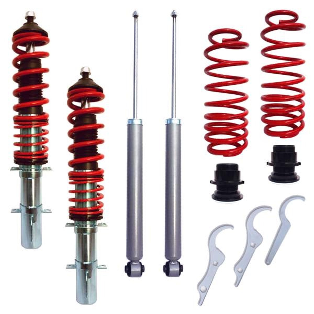 Combiné fileté RedLine adapté pour VW Golf 4, Bora et Variant (1J) à partir de l'année modèle 1997-2003
