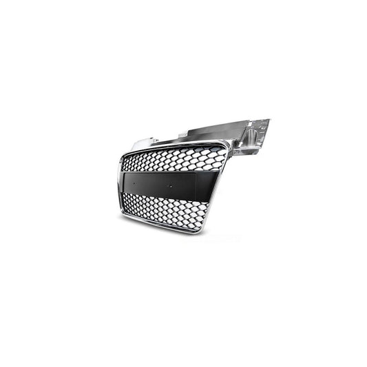 Calandre sport / calandre compatible avec Audi TT 8J Coupé/Roadster 06-14 chrome design nid d'abeille