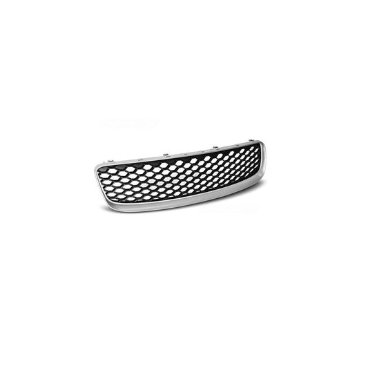 Calandre sport / Calandre adaptée pour Audi TT 8N 99-06 argent mat design nid d'abeille