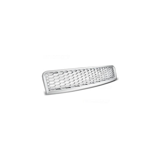 Calandre sport / grille de radiateur adaptée pour Audi A4 B6 00-04, argent mat, design nid d'abeille