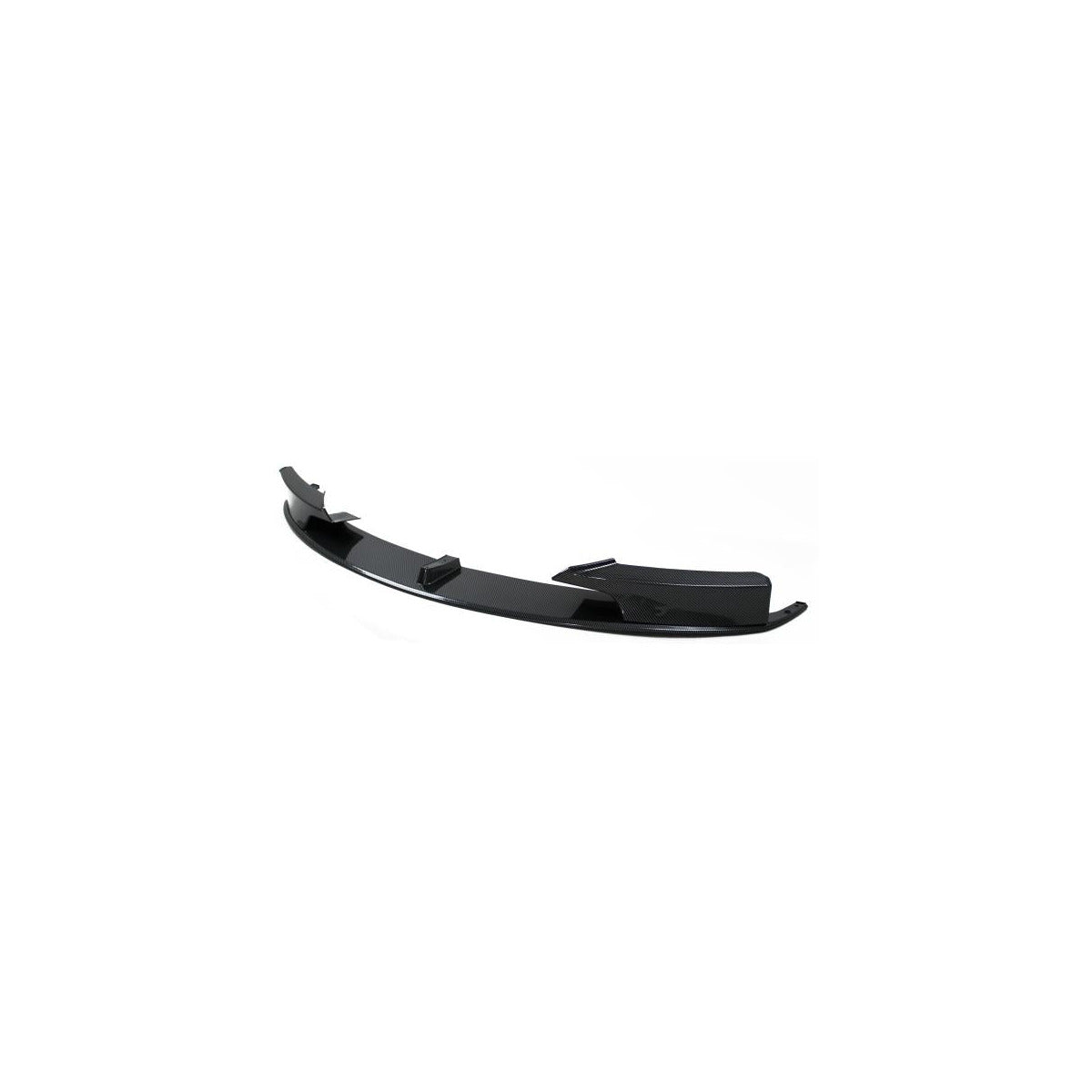 Spoiler avant, lame de spoiler avant, flap avant, séparateur, aspect carbone, 1 pièce +ABE+ compatible avec BMW Série 3, F30, F31, 10/2011-2019 (uniquement compatible avec pack M)