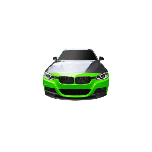 Lame de spoiler avant +ABE+ noir mat, monobloc, look sport adapté pour BMW Série 3 F30 Berline à partir de l'année 10/2011- F31 Touring