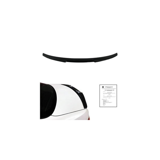 Becquet arrière noir brillant pour BMW Série 3 (E92) Coupé, 2006-2013, avec homologation ABE