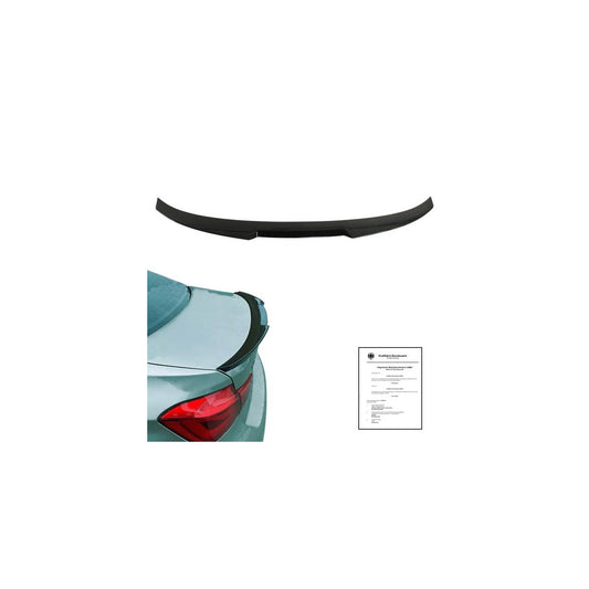 Becquet arrière noir brillant pour BMW Série 3 (F30) berline, 2011-2019, avec homologation ABE