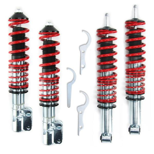 RedLine Gewindefahrwerk passend für VW Golf 1, Jetta 1 Baujahr 1974 - 8.1983, Golf 1 Cabrio Baujahr 9.1979 - 6.1993 (155), Scirocco 1 und 2 (53/B)