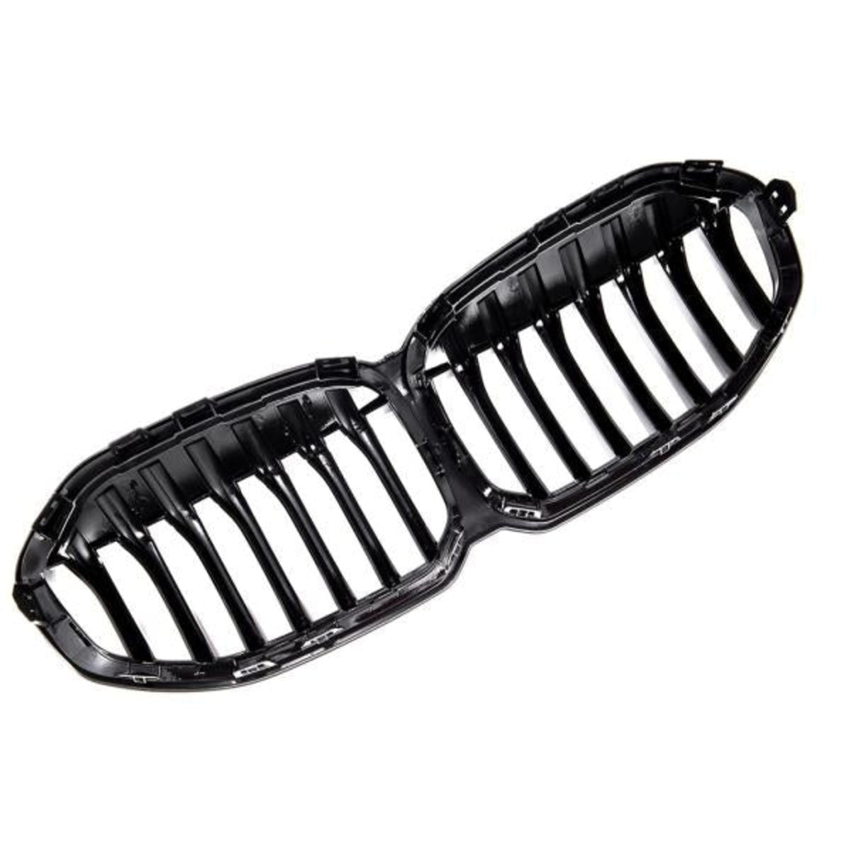 Calandre sport Single Line compatible avec BMW Série 1 F40 à partir de 2019 noir brillant
