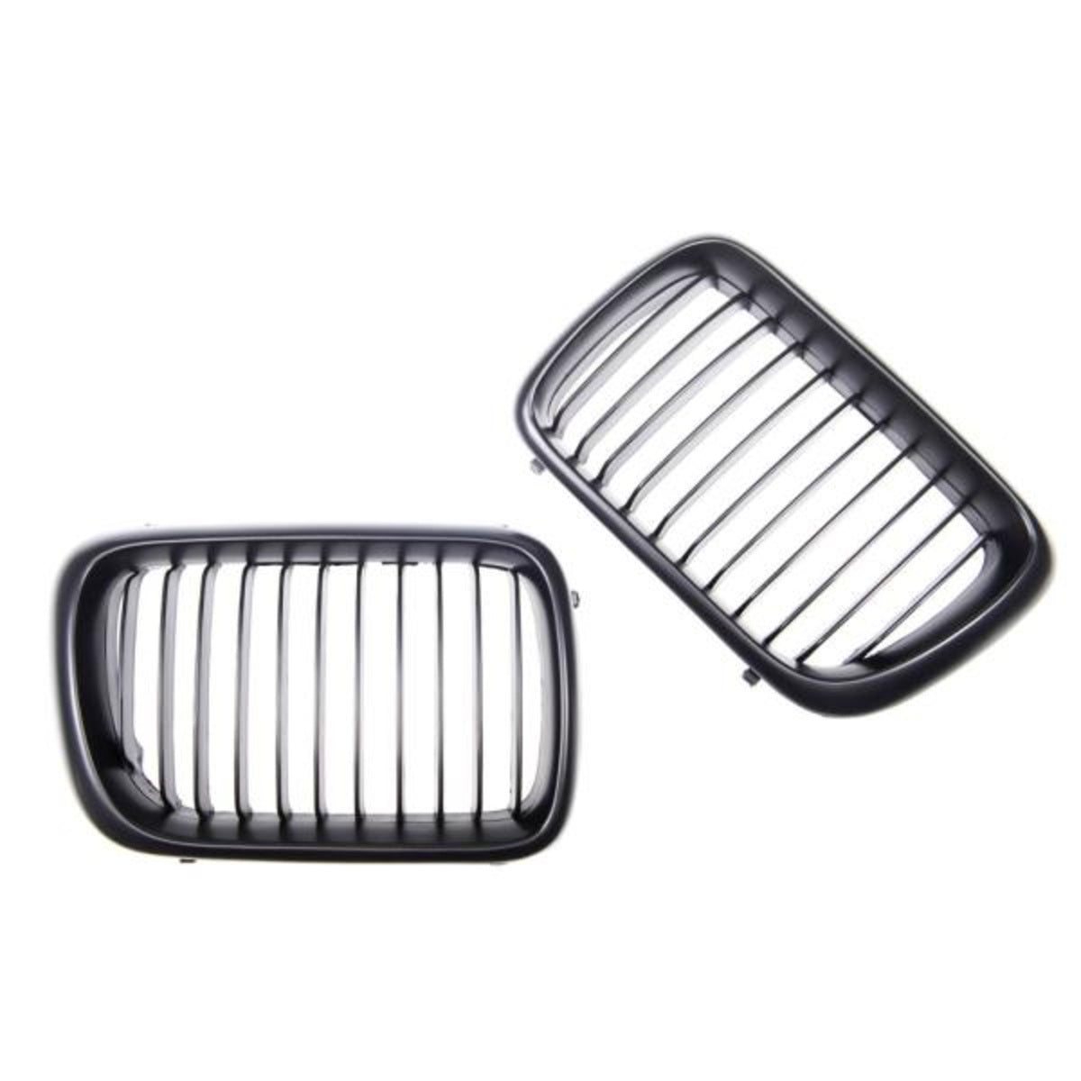 Calandre sport simple noir mat compatible avec BMW Série 3 E36 96-00