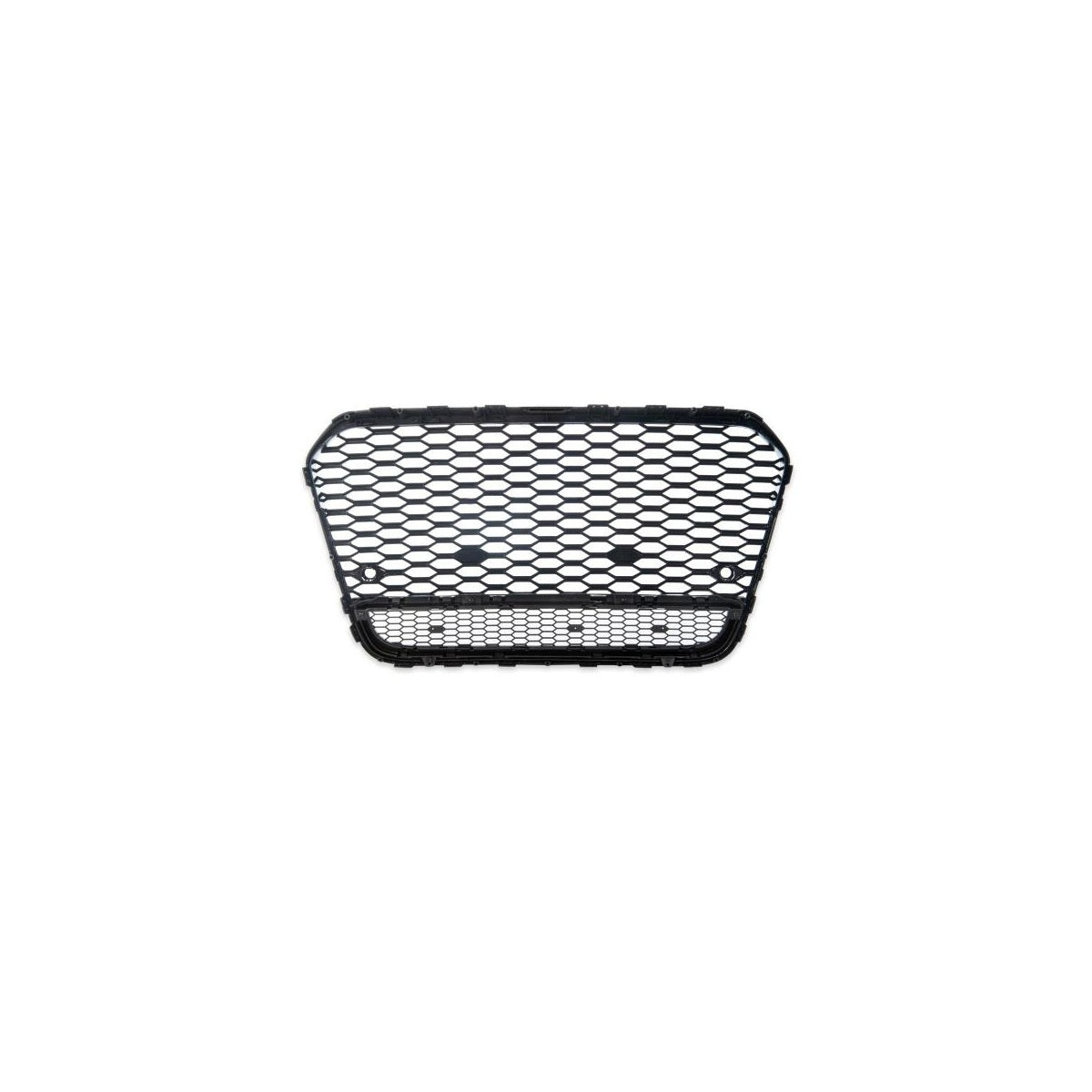 Calandre nid d'abeille noir brillant compatible pour AUDI A6 C7 4G Berline Avant 2010-2014 PDC