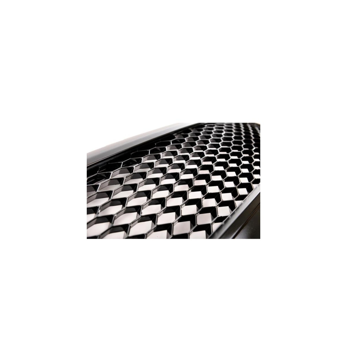 Calandre sport nid d'abeille pour Audi A6 4F 04-08 noir brillant