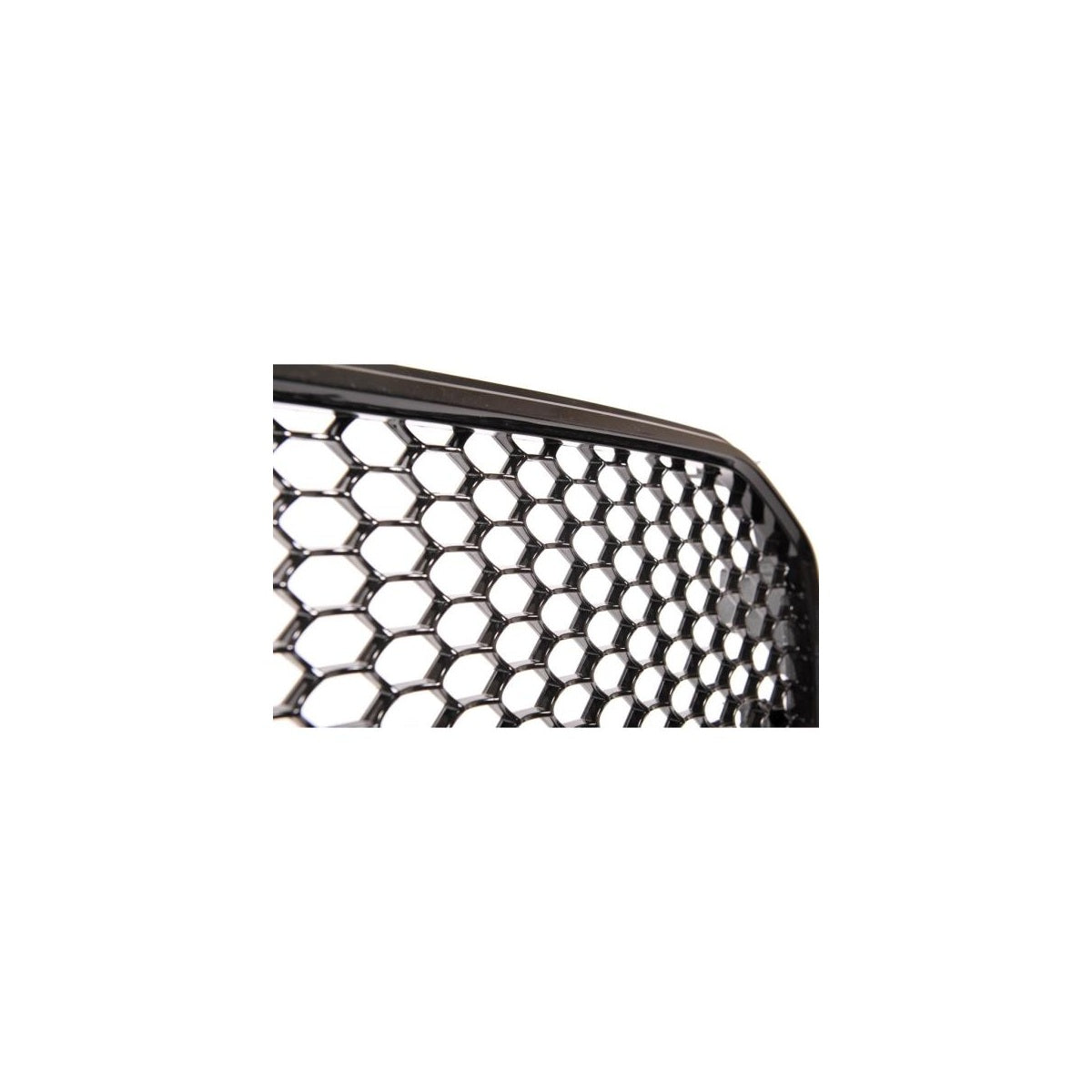 Calandre sport / calandre de radiateur compatible avec Audi A4 B8 Facelift 13-16 noir brillant avec support d'emblème