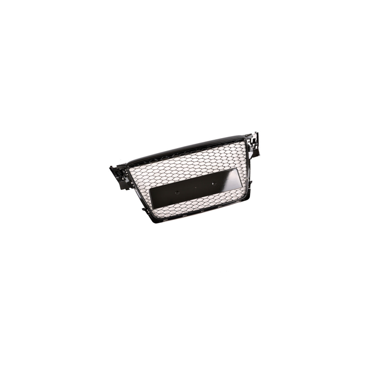 Calandre sport / Calandre adaptée pour Audi A4 B8 08-12 noir brillant design nid d'abeille