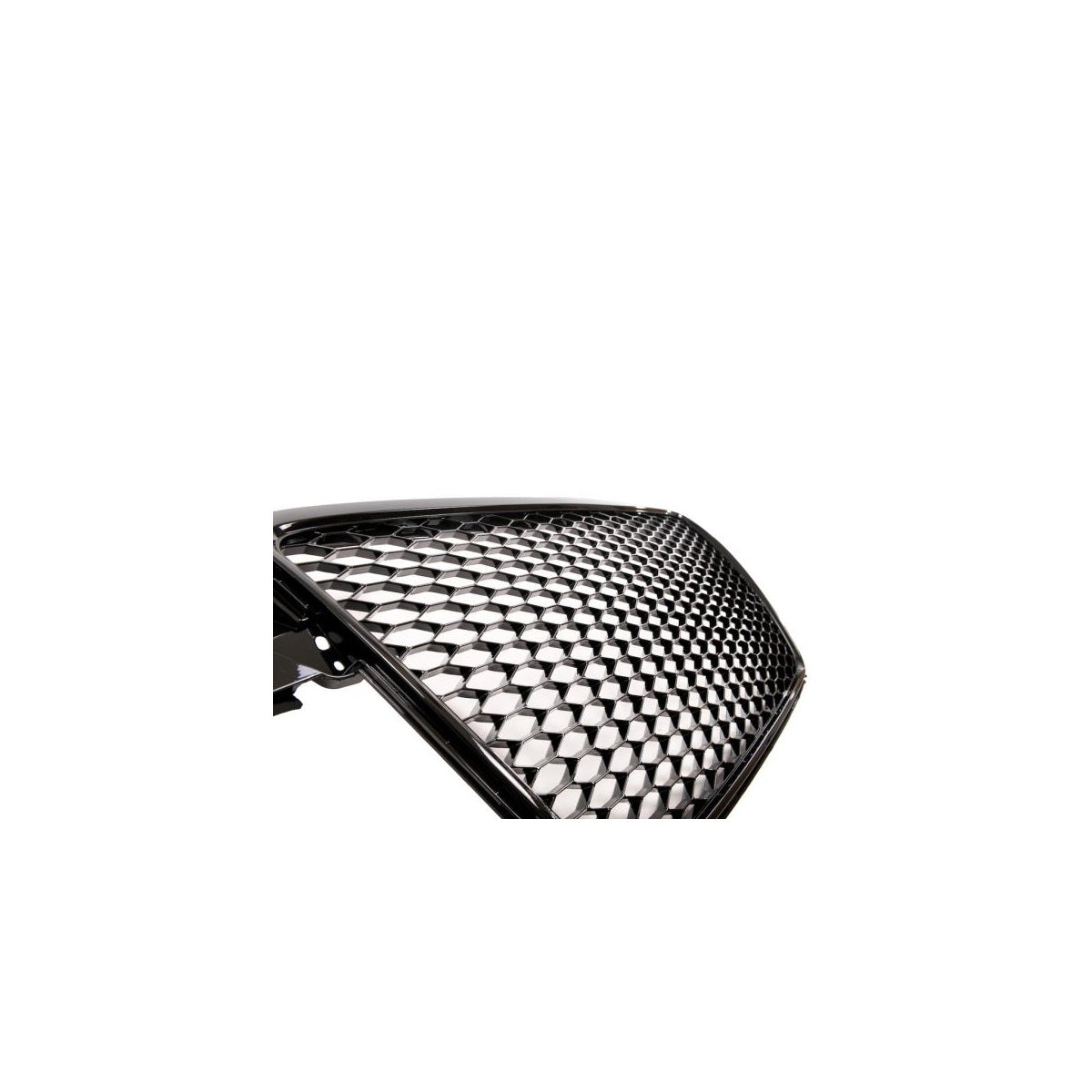 Calandre sport / Calandre adaptée pour Audi A4 B8 08-12 noir brillant design nid d'abeille