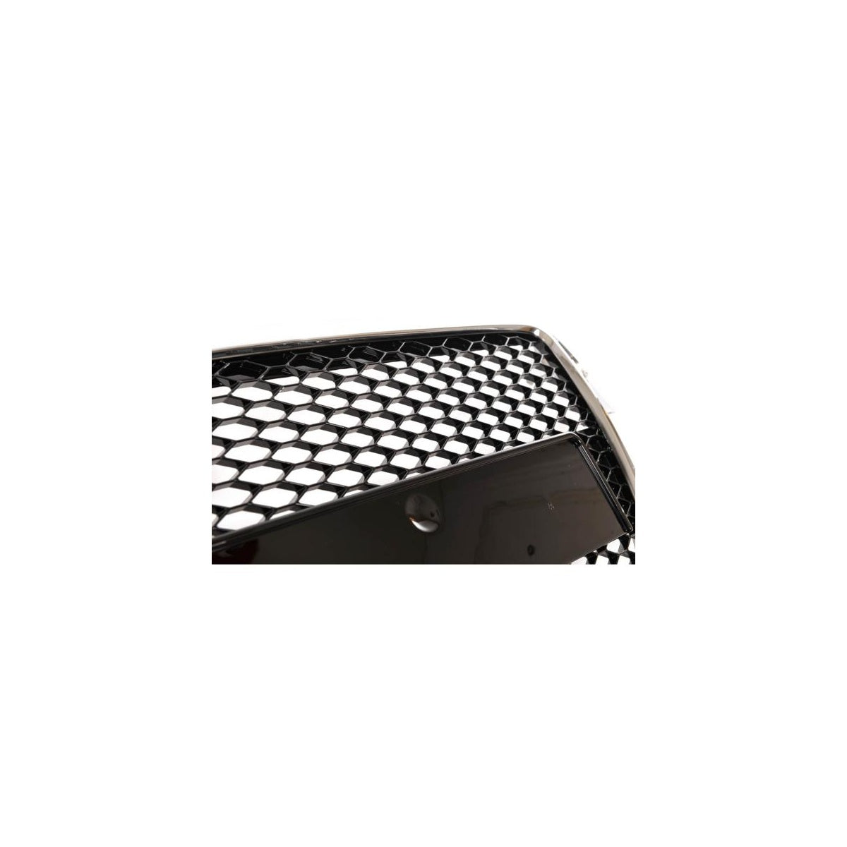 Calandre sport / Calandre adaptée pour Audi A4 B8 08-12 chrome/noir brillant en nid d'abeille