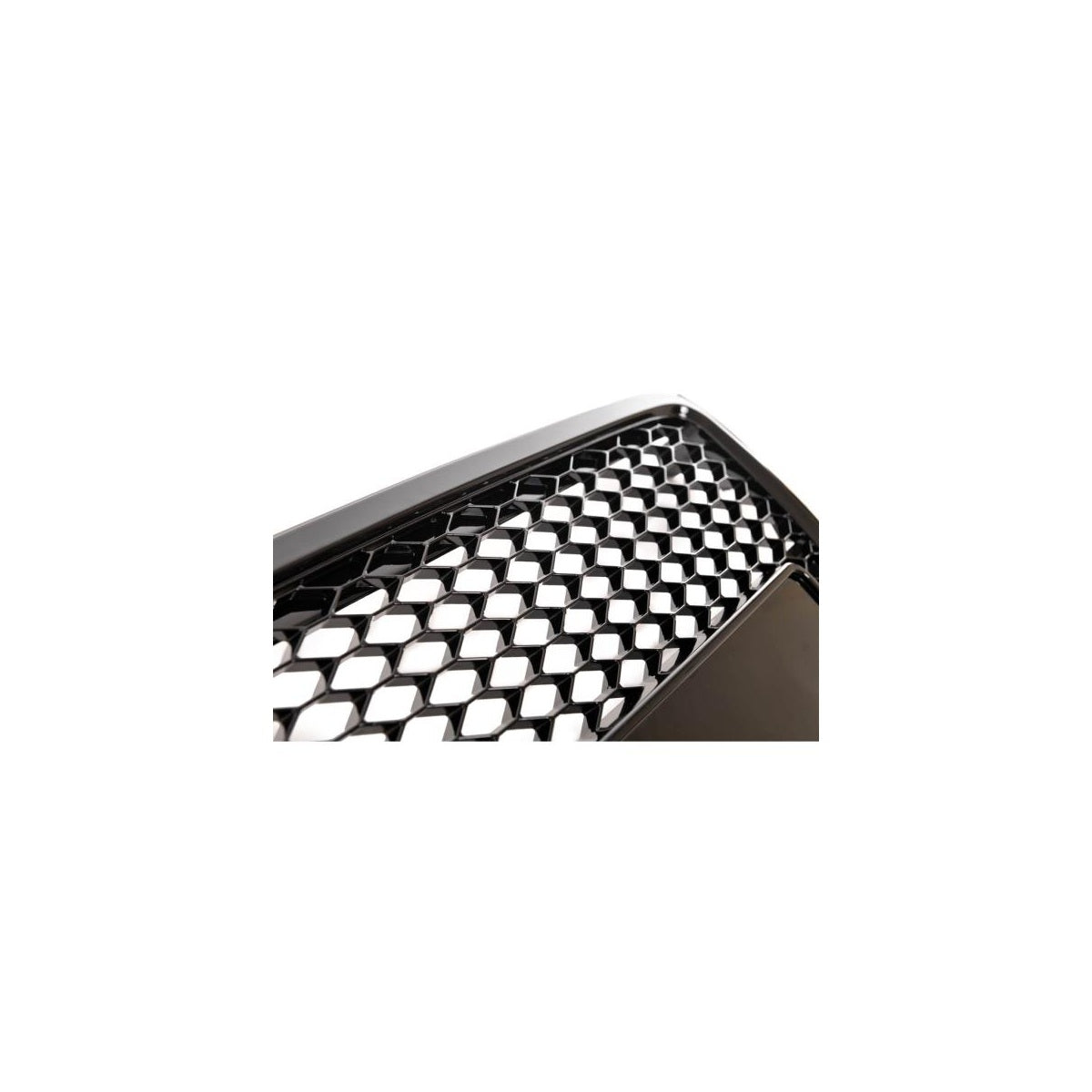 Calandre sport / Calandre compatible pour Audi A4 B8 08-12 noir brillant design nid d'abeille