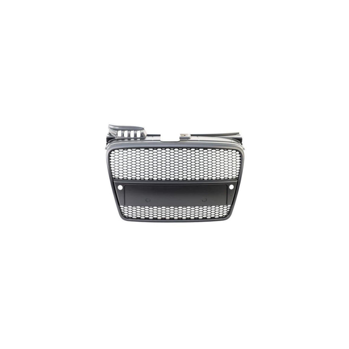 Calandre sport / Calandre compatible pour Audi A4 B7 05-08 noir mat aspect nid d'abeille avec PDC