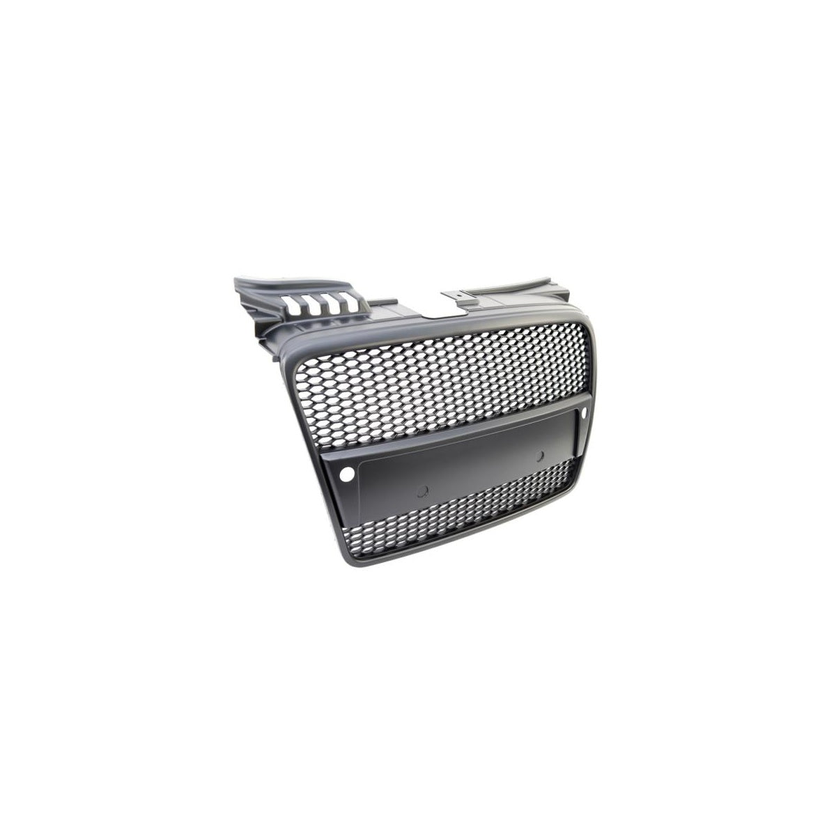 Calandre sport / Calandre compatible pour Audi A4 B7 05-08 noir mat aspect nid d'abeille avec PDC