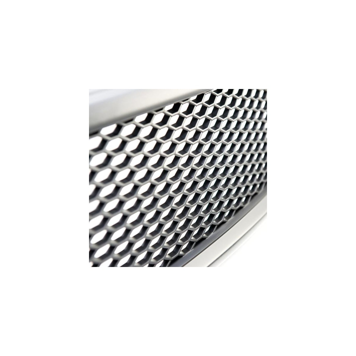 Calandre sport / Calandre compatible pour Audi A4 B7 05-08 noir mat aspect nid d'abeille avec PDC