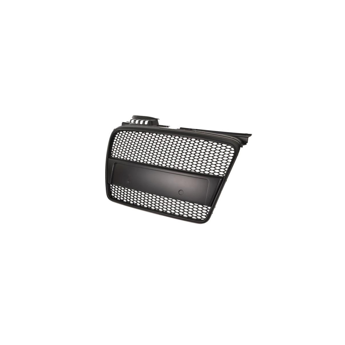 Calandre sport / calandre compatible avec Audi A4 B7 05-08 noir mat aspect nid d'abeille
