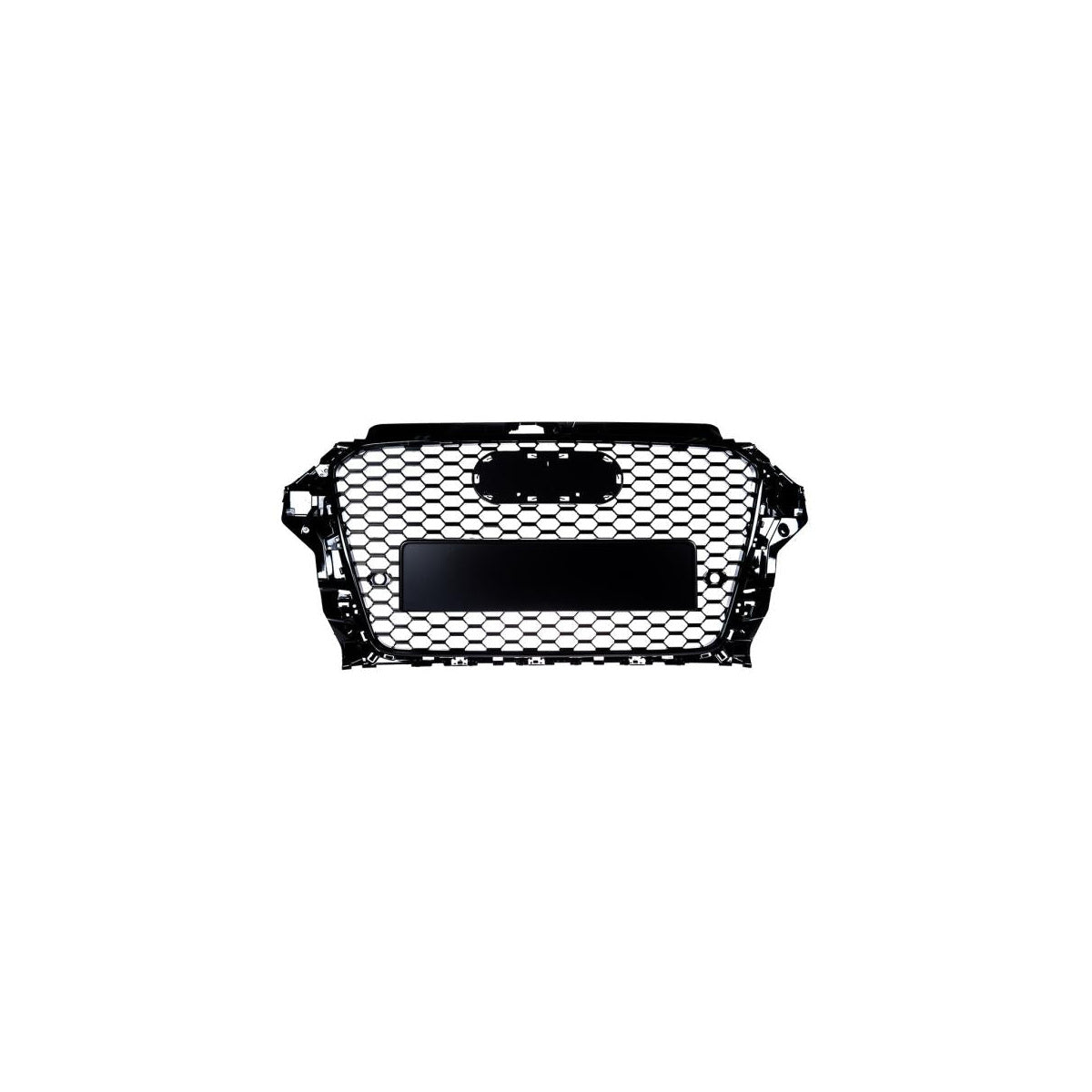 Calandre sport / Calandre adaptée pour Audi A3 8V 12-16 noir brillant en nid d'abeille