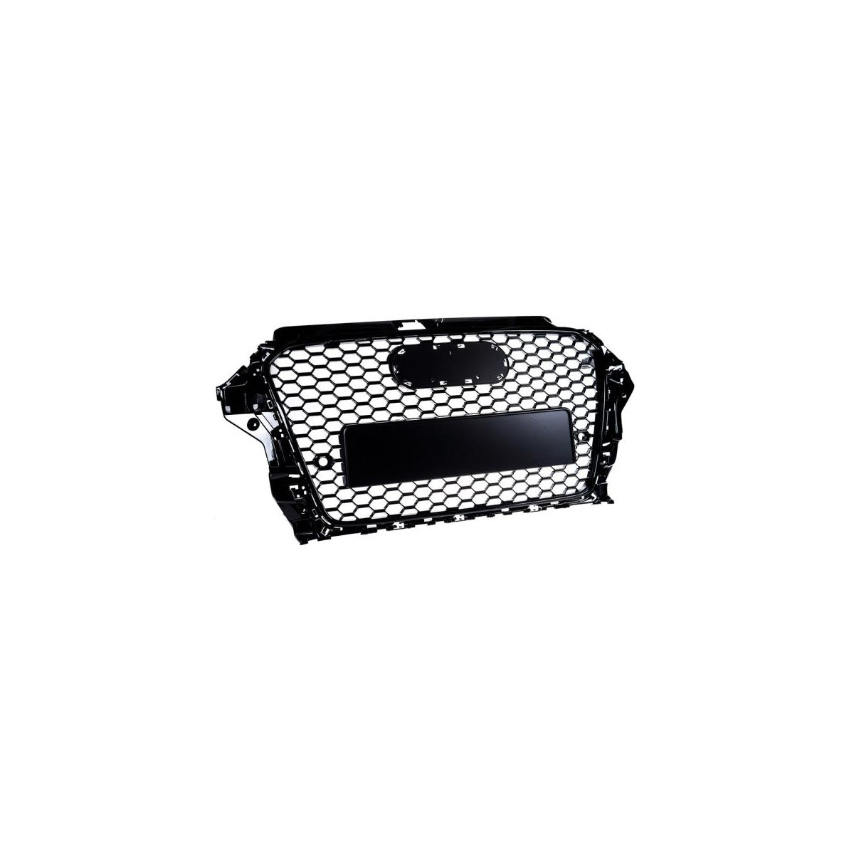 Calandre sport / Calandre adaptée pour Audi A3 8V 12-16 noir brillant en nid d'abeille