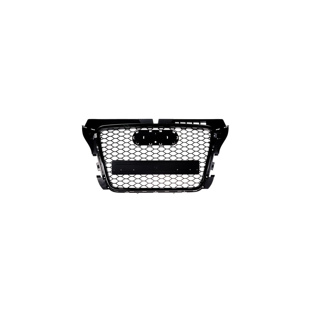 Calandre sport / Calandre adaptée pour Audi A3 8P Facelift 08-12 noir brillant