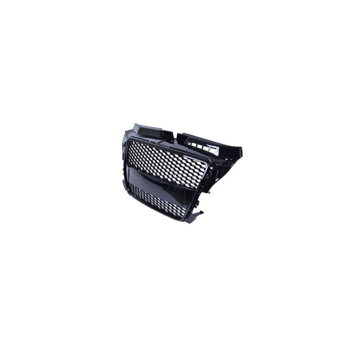 Calandre sport / Calandre compatible avec Audi A3 8P Facelift 08-12 noir brillant