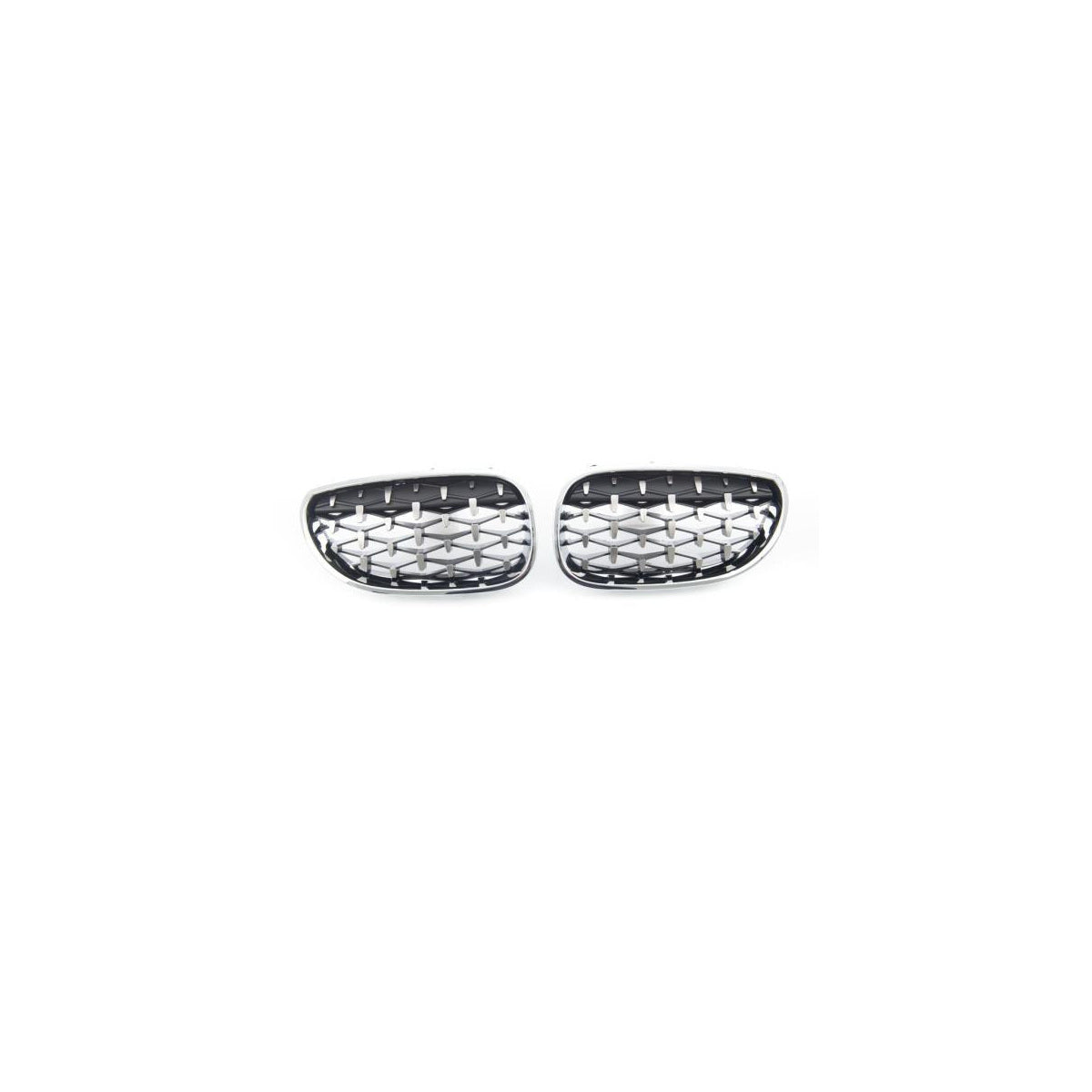 Calandre / Calandre sport noir / chrome compatible avec BMW Série 5 E60 E61 03-10 tous modèles