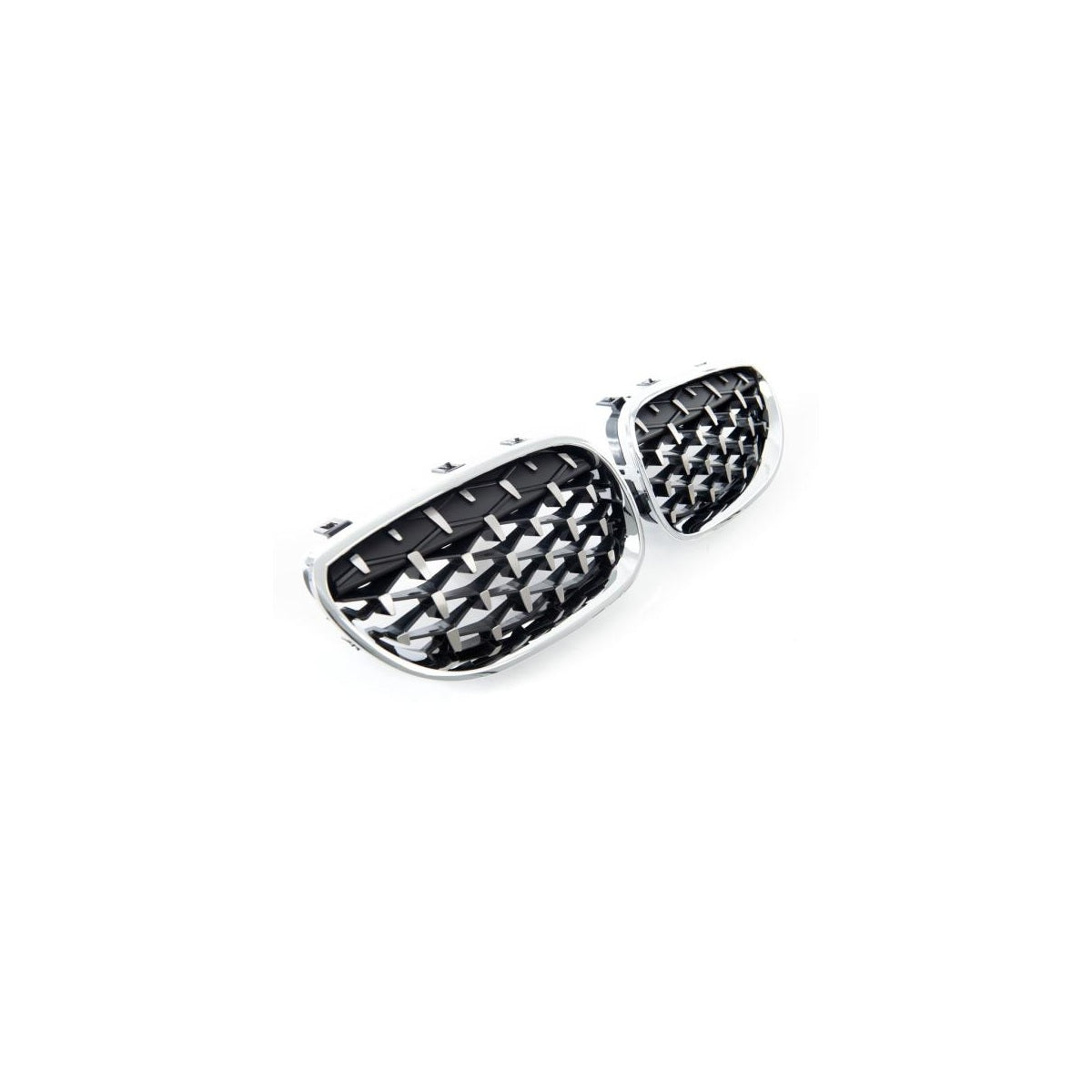 Calandre / Calandre sport noir / chrome compatible avec BMW Série 5 E60 E61 03-10 tous modèles