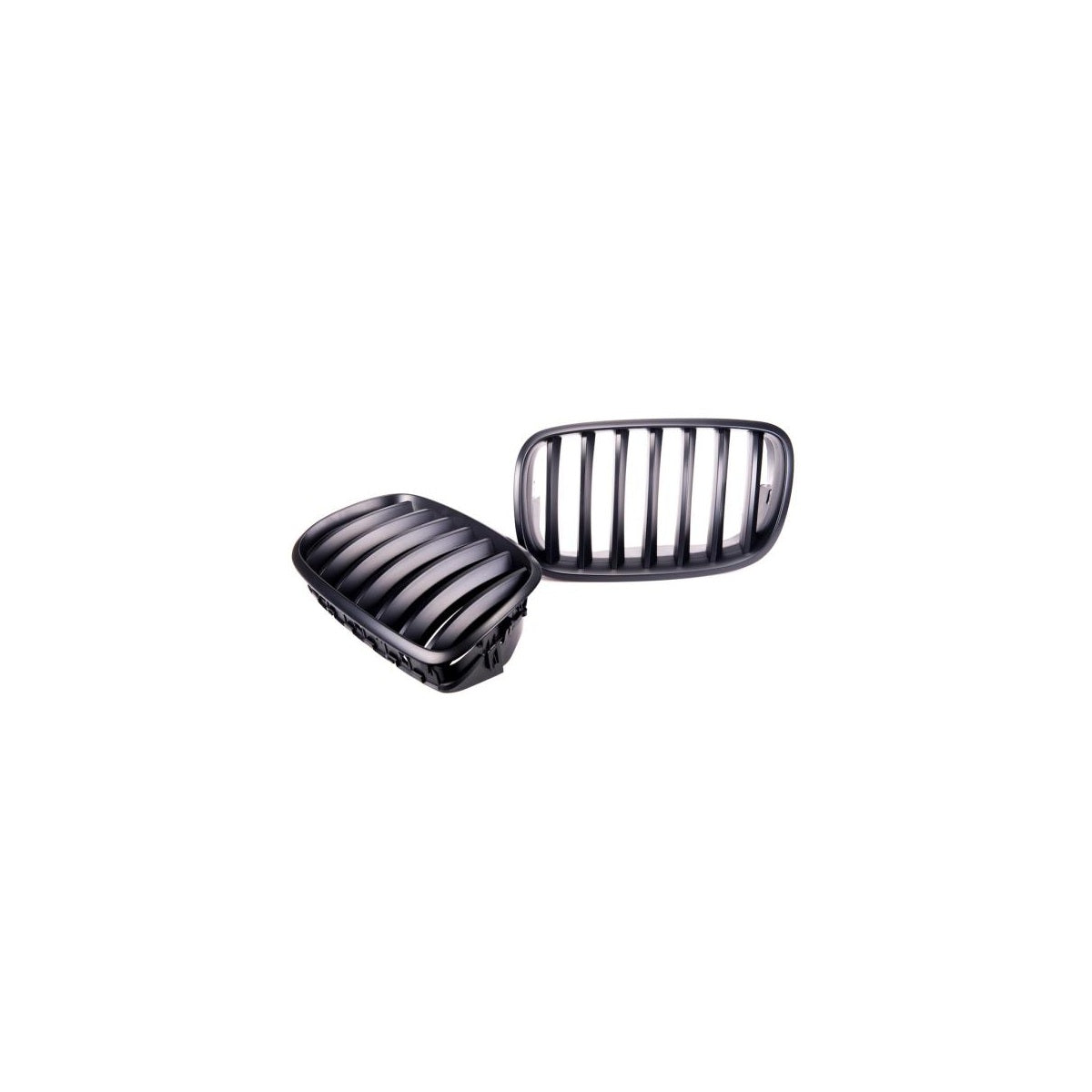 Calandre sport noir mat compatible avec BMW X5 X6 E70 E71 E72 08-14