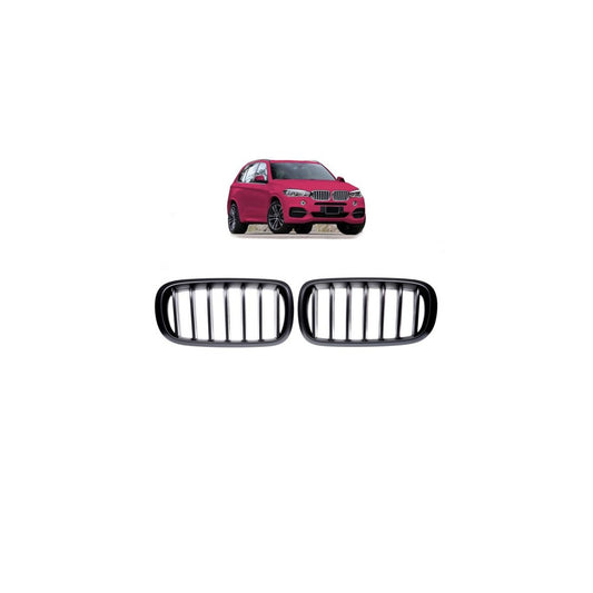 Calandre sport simple noir mat compatible BMW X5 F15 X6 F16 13-18