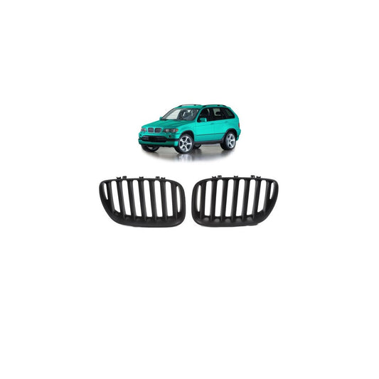 Calandre / Calandre sport noir mat adaptée pour BMW X5 E53 99-03